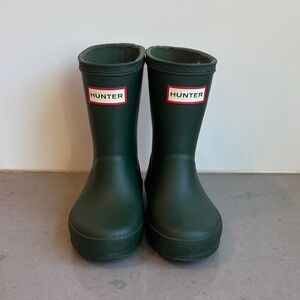 Hunter Dark Green Waterproof Boots